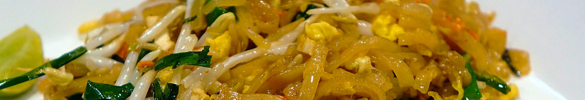 Eating Thai at Chili Basil Thai Grill restaurant in Lynnwood, WA.